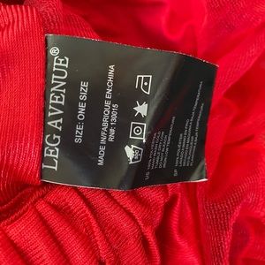 Red Petticoat by Leg Avenue length 15.5” one size fits all